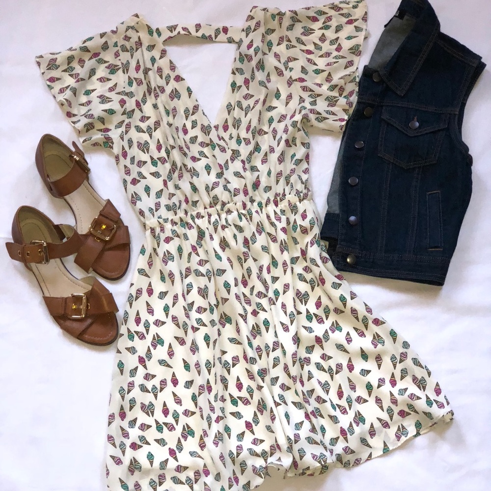 Ice-Cream printed Summer Dress!
